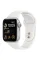 Apple Watch SE 2 2022 40mm Silver Aluminium Case with White Sport Band